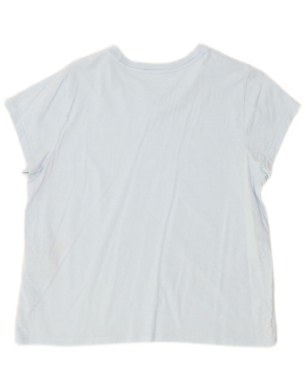 Levi's Damen-T-Shirt mit Grafik, UK 18, XL, blau, geblümt, Baumwolle