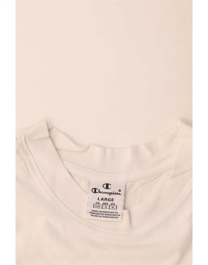 Champion Damen-Top mit Grafik, UK 14, Größe L, Weiß