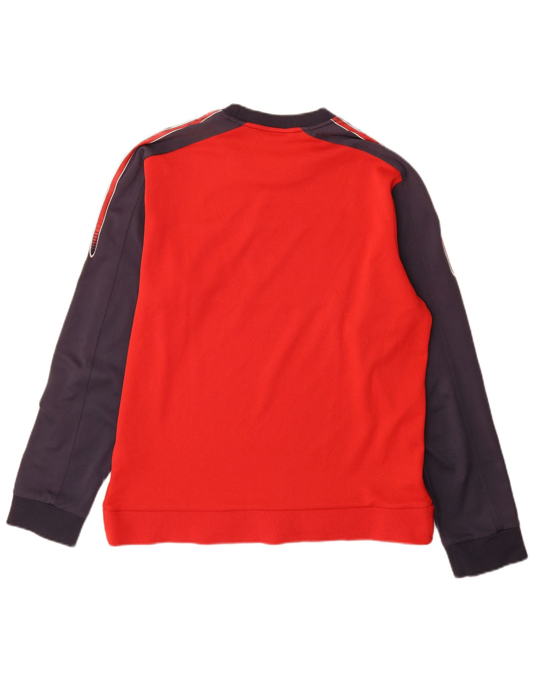 Sergio Tacchini Herren-Sweatshirt mit Grafik, groß, rot, Farbblock