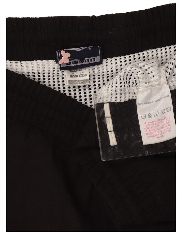 UMBRO Herren Graphic Sport Shorts 2XL Schwarz Polyester