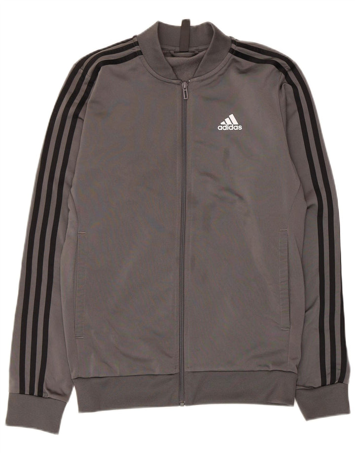 Adidas Herren Trainingsanzug Top Jacke XS Grau Polyester
