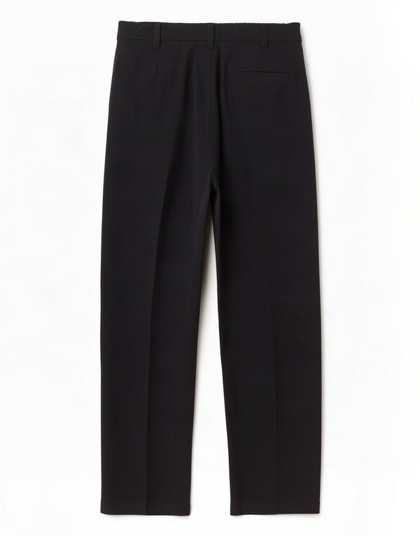 Marks & Spencer Damen-Anzughose mit gerader Passform, Größe UK 14, Größe L W34 L29, Schwarz