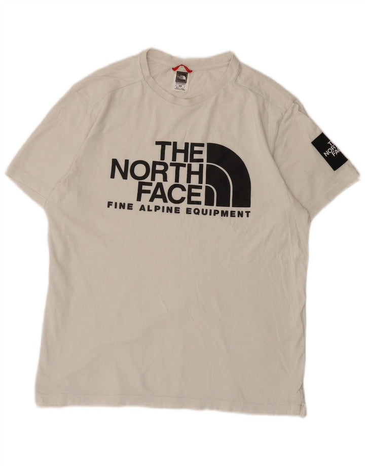 The North Face Herren-T-Shirt mit Grafik, Mittelweiß