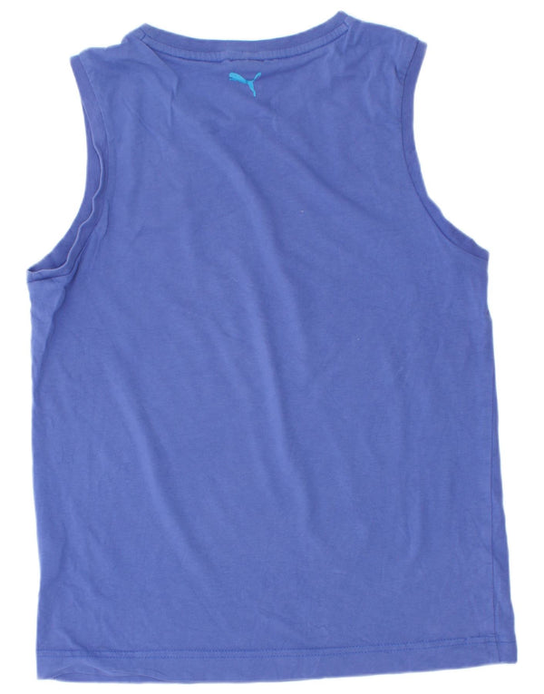 Puma Jungen Graphic Vest Top 13-14 Jahre Blau