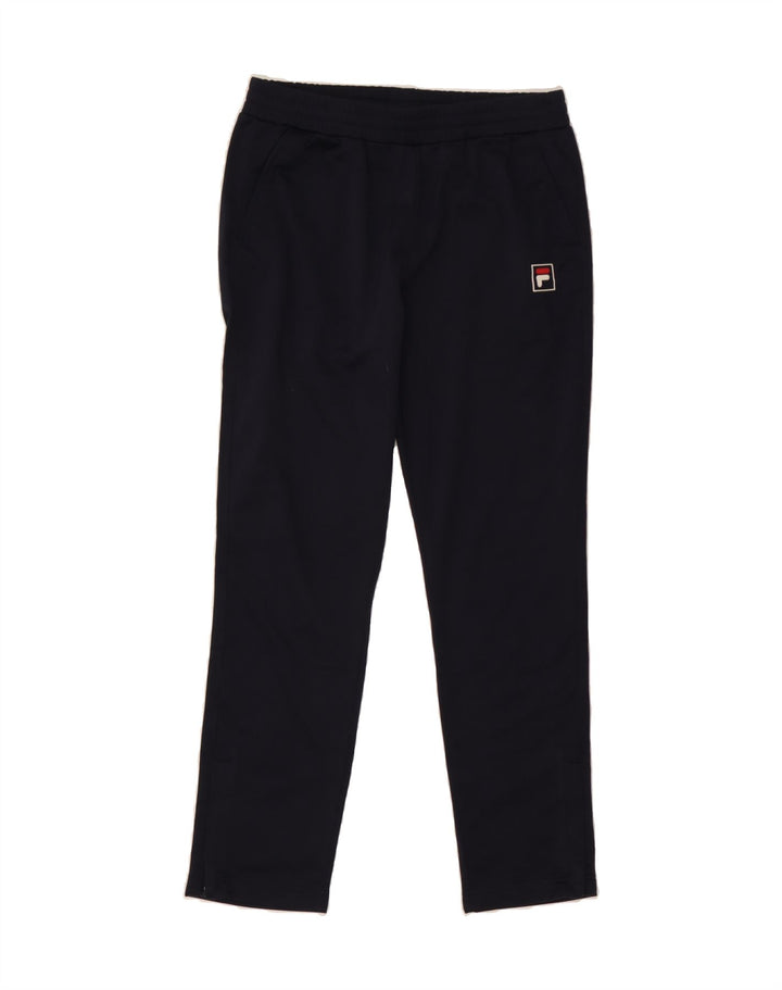 FILA Boys Tracksuit Trousers 13-14 Years  Navy Blue Polyester Vintage Fila and Second-Hand Fila from Messina Hembry 