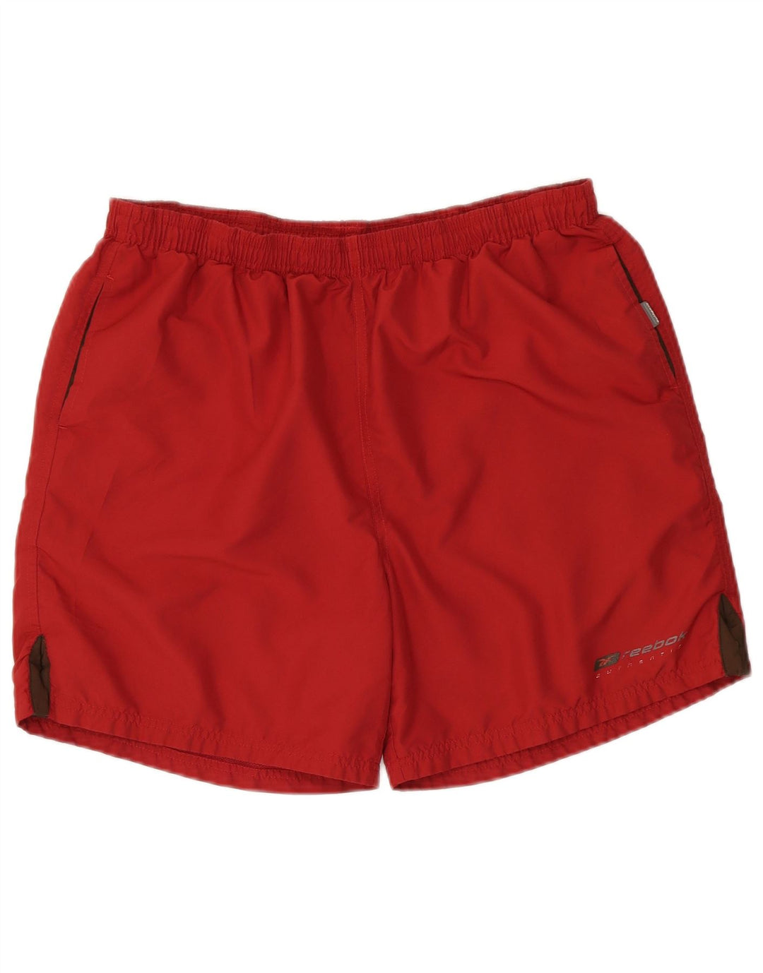 Reebok Herren-Badeshorts, groß, rotes Polyester