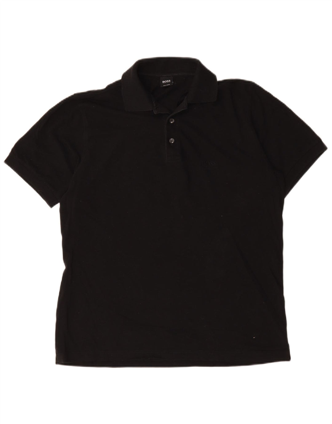 Hugo Boss Herren Poloshirt Mittelschwarze Baumwolle