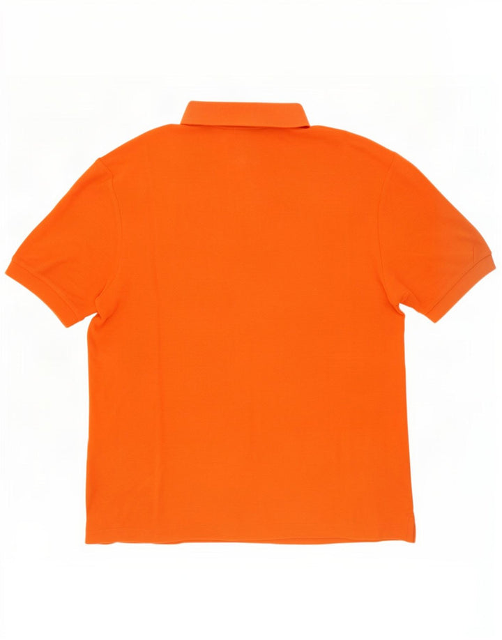 Fila Herren Poloshirt IT 46 Small Orange Baumwolle