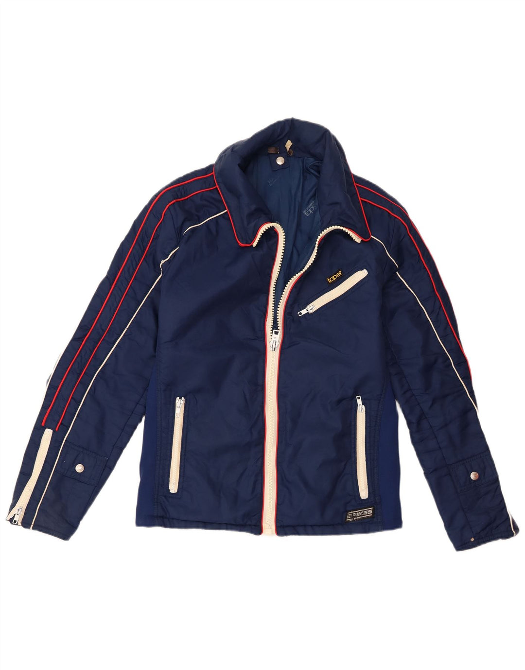 McGregor Damen-Windbreaker-Jacke, UK 12, mittelgroß, Marineblau, Farbblock