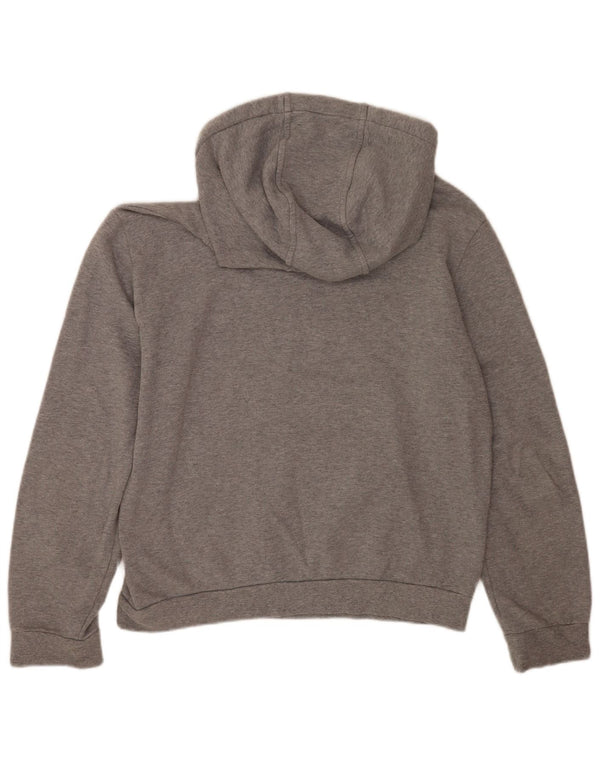 Emporio Armani Herren-Kapuzenpullover mit Grafik, XL, grau meliert, Baumwolle