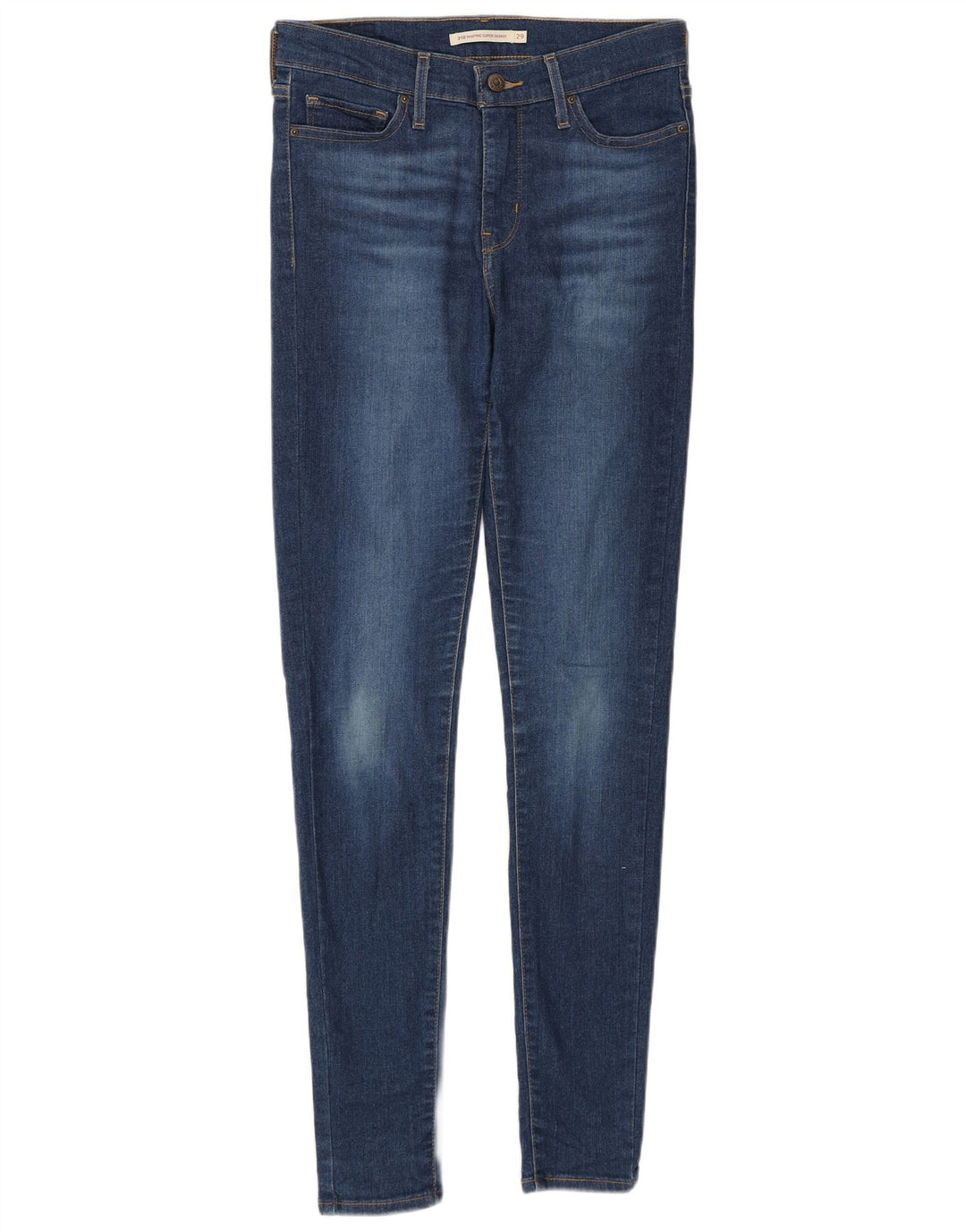 Levi's Damen 310 Shaping Super Skinny Jeans W29 L32 Blaue Baumwolle
