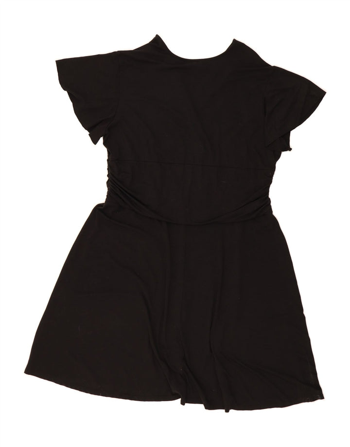 MOSSIMO Womens A-Line Dress UK 22 3XL Black Polyester Vintage Mossimo and Second-Hand Mossimo from Messina Hembry 