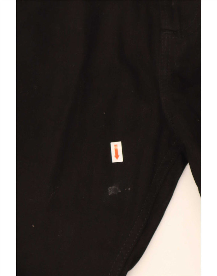 Marks & Spencer Herren-Jeans mit normaler Passform, gerade Passform, W32, L31, schwarze Baumwolle