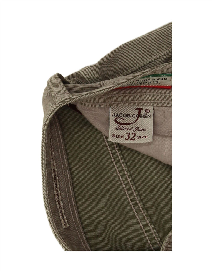 Jacob Cohen Herren Regular Straight Jeans W32 L26 Graue Baumwolle
