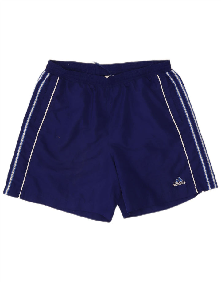 Adidas Herren-Sportshorts, groß, marineblau, Polyester