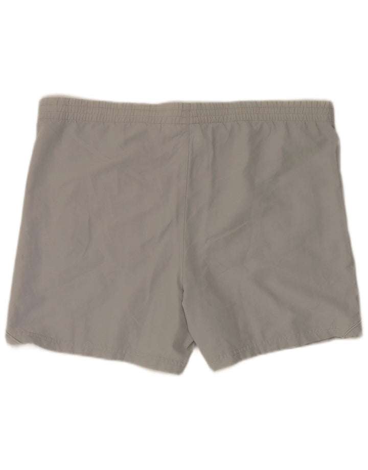 Adidas Herren-Badeshorts, groß, aus grauem Polyester