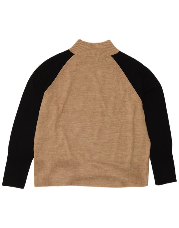 Marks & Spencer Rollkragenpullover für Damen, Gr. 14, Mittelbeige