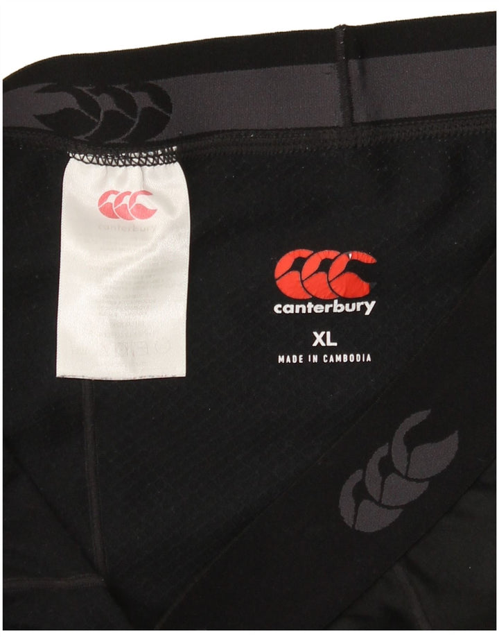 Canterbury Herren Graphic Sport Shorts XL Schwarz Polyester