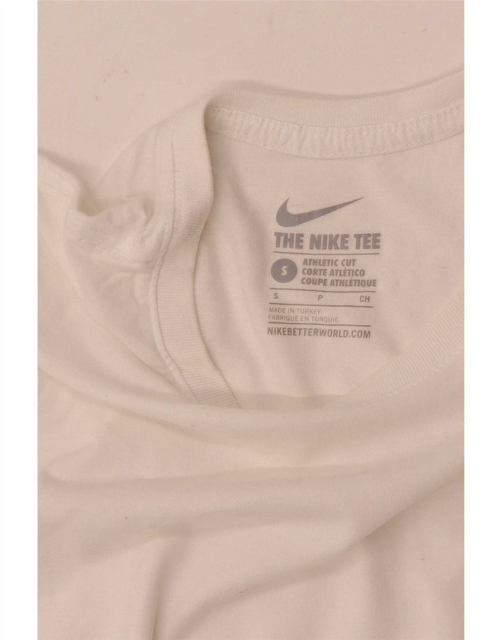 Nike Herren Athletic Cut T-Shirt Top Small Weiß