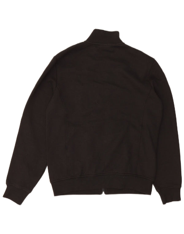 Lacoste Mens Regular Fit Tracksuit Top Jacket Size 4 Medium Black Cotton