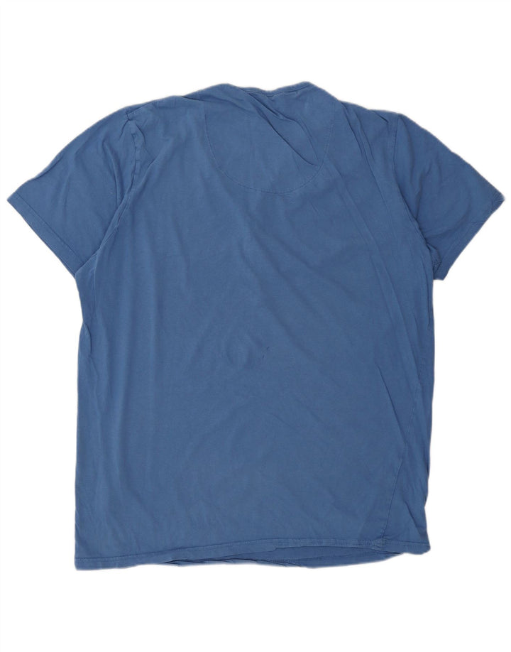 Jack & Jones Herren T-Shirt Top 2XL Blau Baumwolle