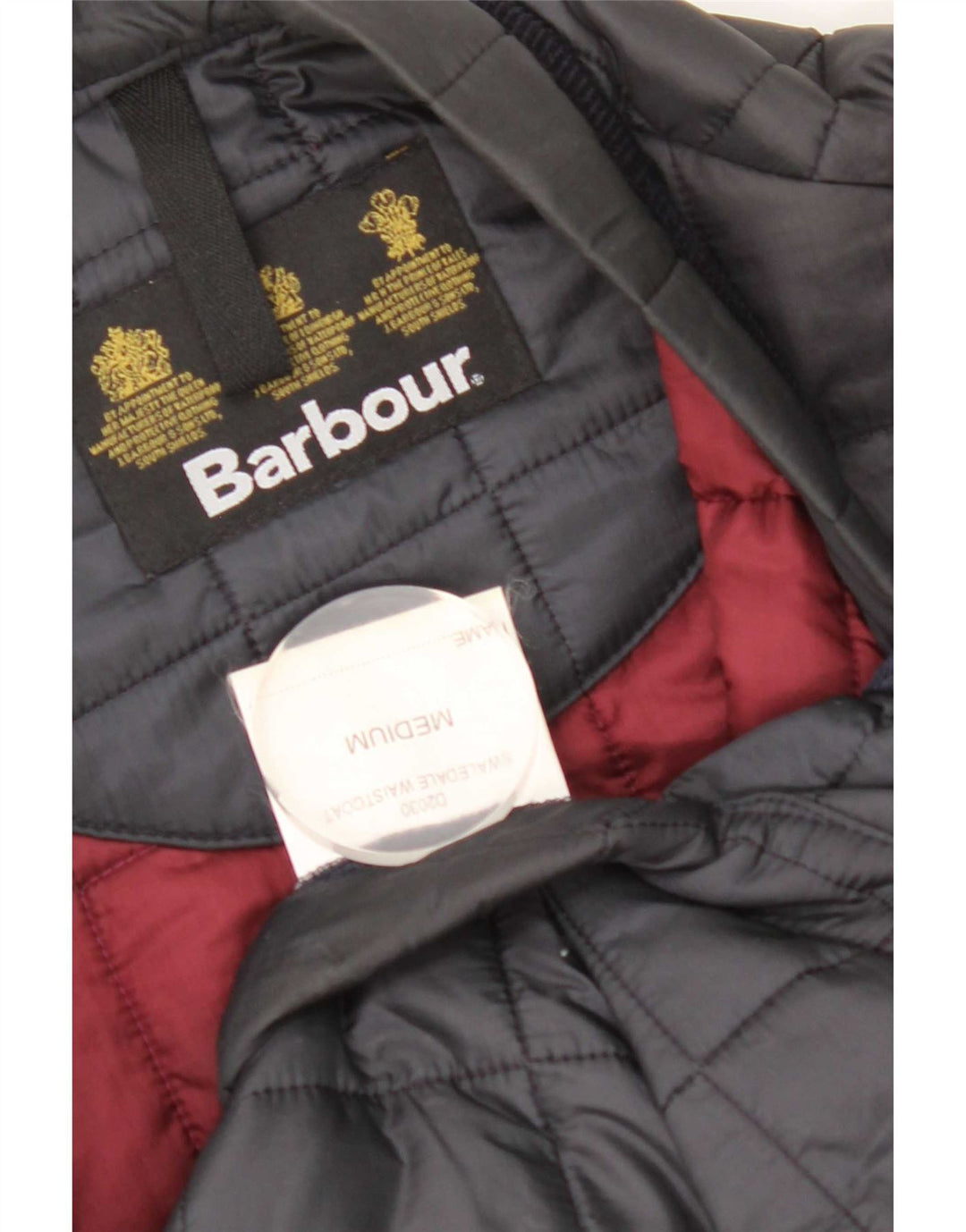 Barbour Herren Steppweste UK 38 Medium Navy Blue Polyamid