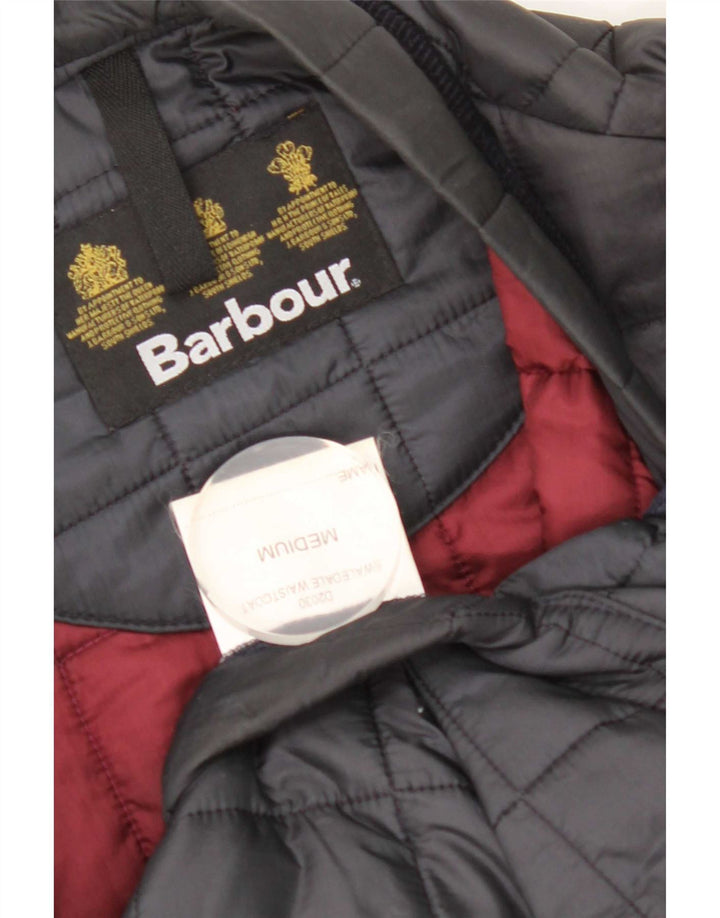 Barbour Herren Steppweste UK 38 Medium Navy Blue Polyamid