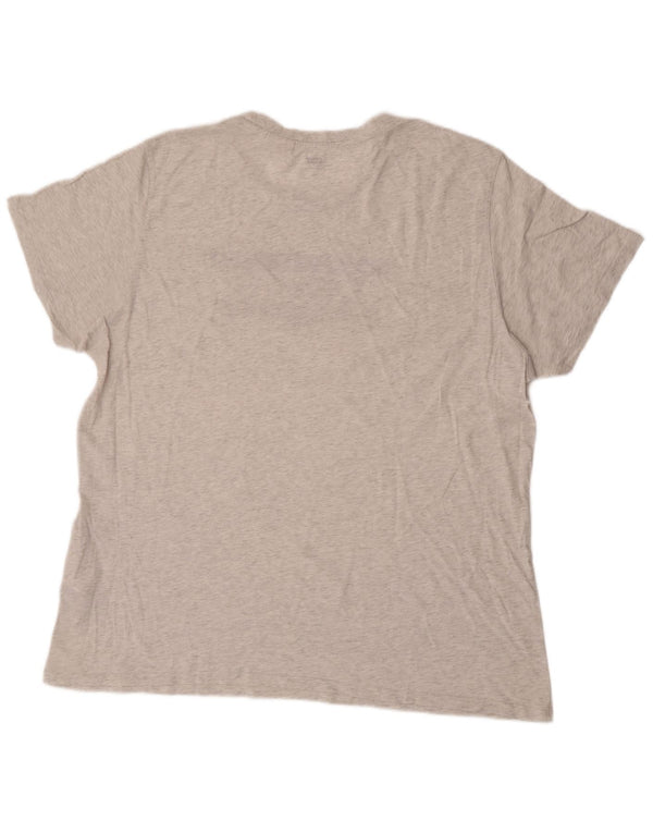 Levi's Mens Graphic T-Shirt Top 2XL Grey Flecked Cotton