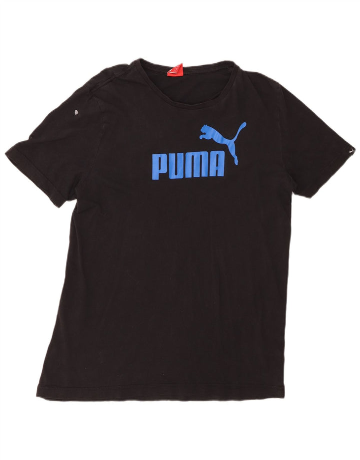 PUMA Herren Graphic T-Shirt Top Large Schwarz