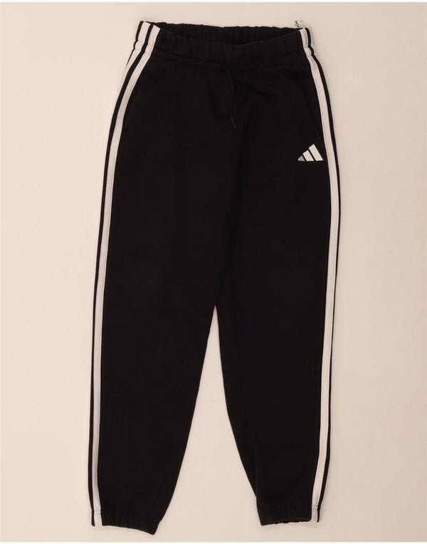 Adidas Jungen-Trainingshose, Jogginghose, 11–12 Jahre, schwarze Baumwolle