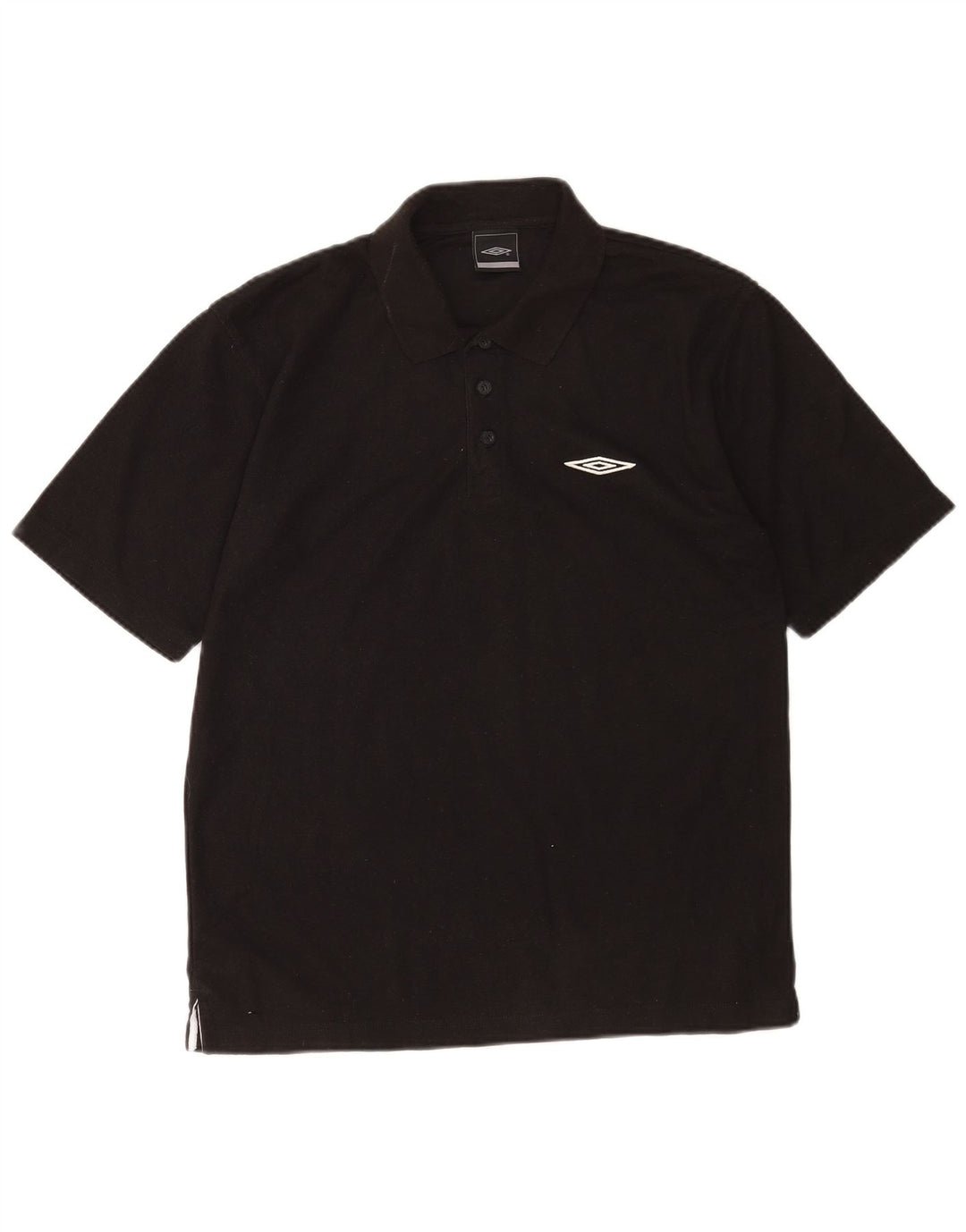 Umbro Herren Poloshirt Medium Schwarz Polyester