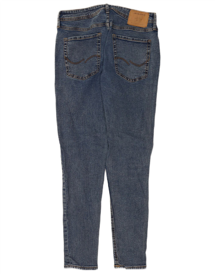 JACK & JONES Herren Slim Jeans W33 L32 Blaue Baumwolle