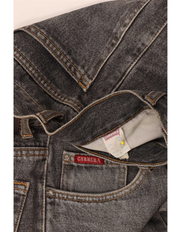 Carrera Herren Straight Jeans W30 L28 Graue Baumwolle