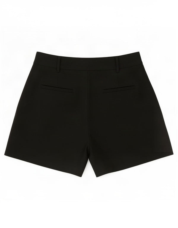 Zara Damen Pegged Chino Shorts Medium W28 Schwarz