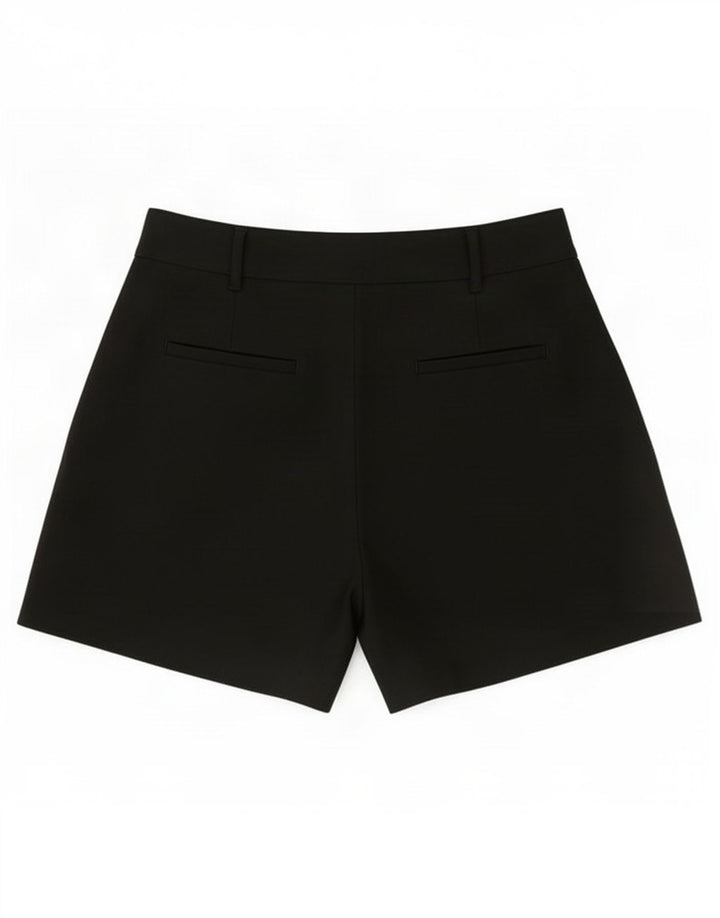 Zara Damen Pegged Chino Shorts Medium W28 Schwarz