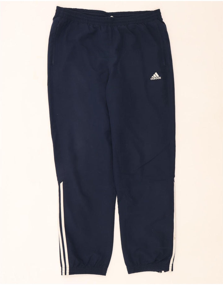 Adidas Herren-Trainingshose, Jogginghose, groß, marineblau, Polyester