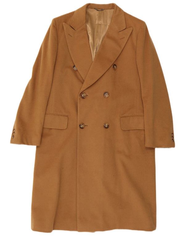 Ermenegildo Zegna Herren Zweireihiger Mantel UK 40 Large Beige Classic