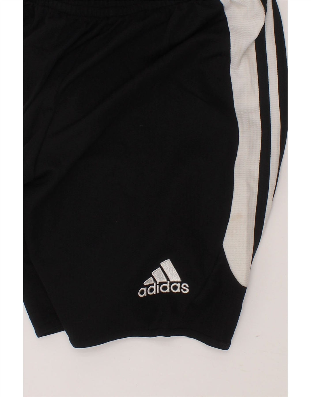 ADIDAS Boys Sport Shorts 9-10 Years  Black Colourblock Vintage Adidas and Second-Hand Adidas from Messina Hembry 