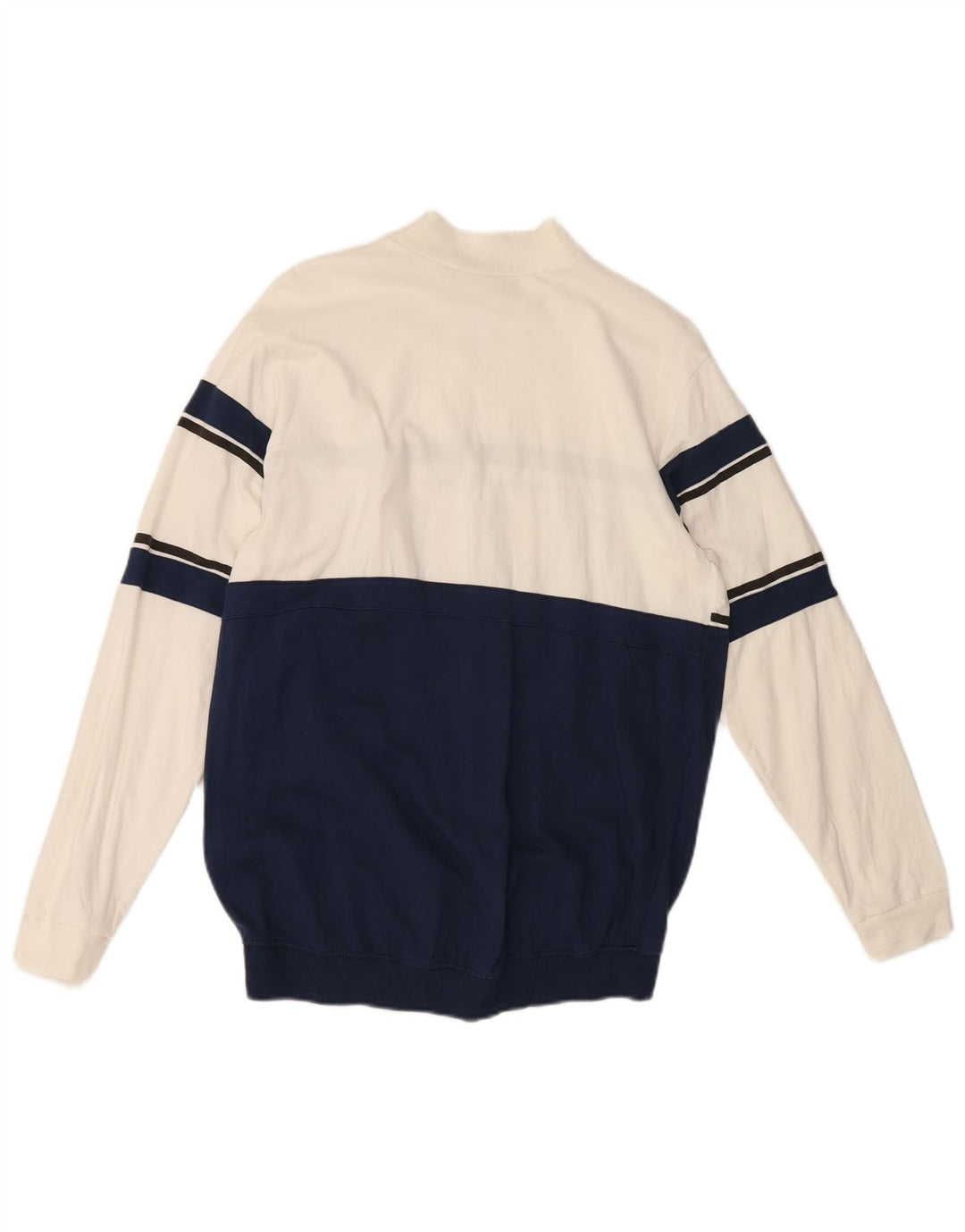 Zara Herren Trafaluc Graphic Sweatshirt Pullover Mittelweiß Farbblock