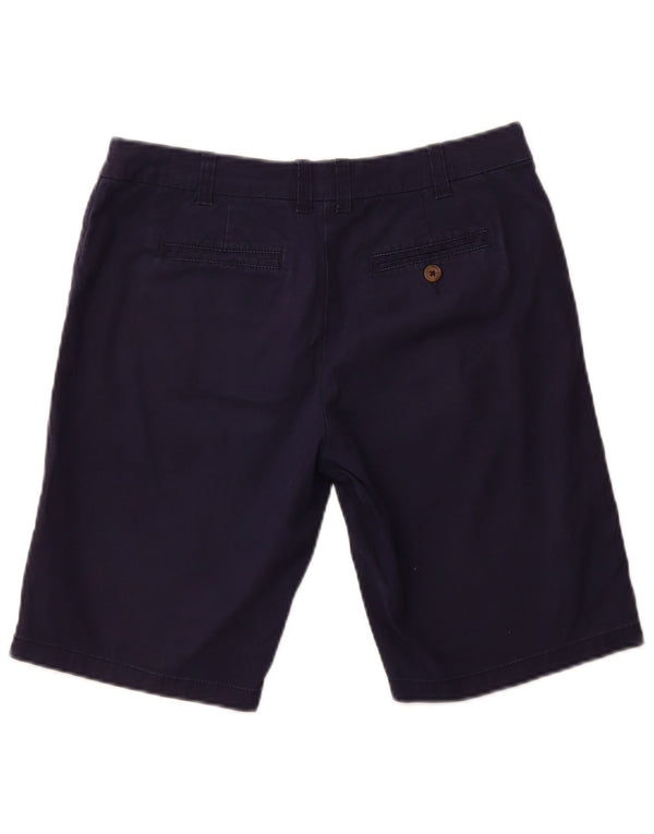 JOULES Damen Chino-Shorts UK 10 Small W30 Marineblaue Baumwolle