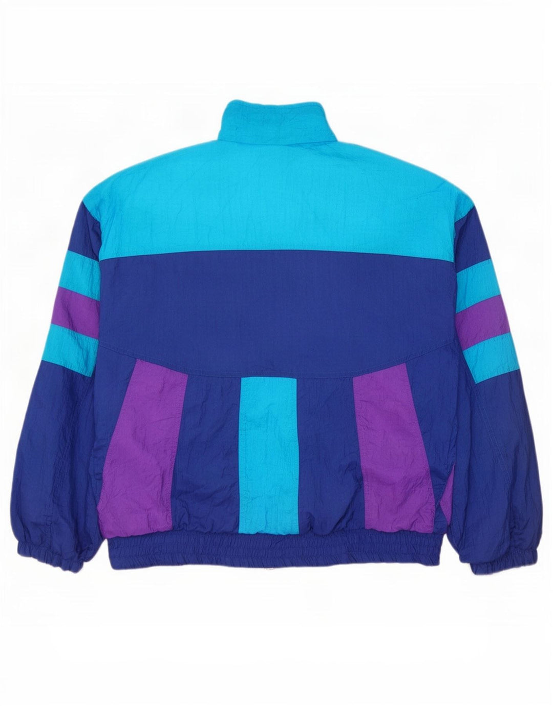 Erima Herren-Trainingsanzug-Oberjacke, Mittelblau, Farbblock