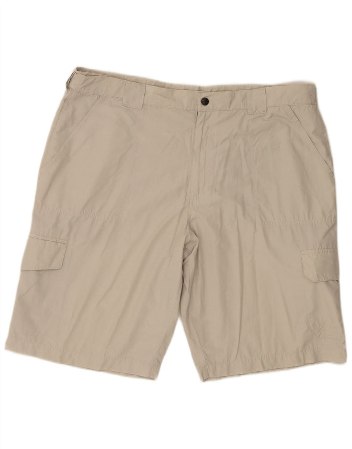 Marks & Spencer Herren Cargoshorts W40 XL Beige Baumwolle