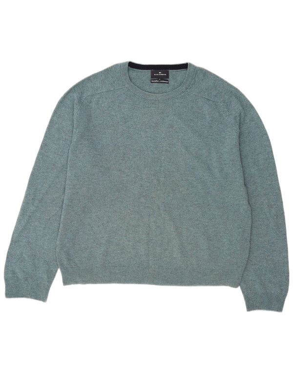 Marks & Spencer Herren Blue Harbor Rundhalspullover Pullover XL Blau