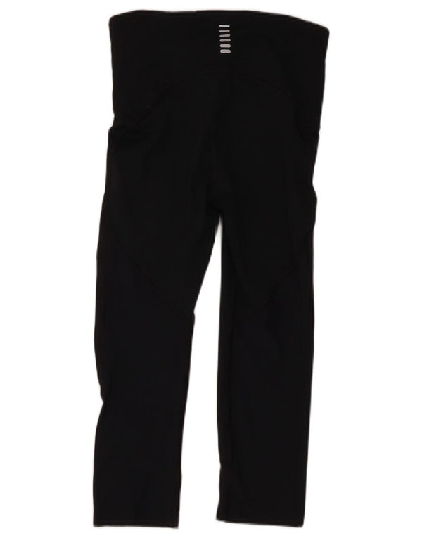 Under Armour Damen Heat Gear Capri Leggings UK 8 Small Schwarz