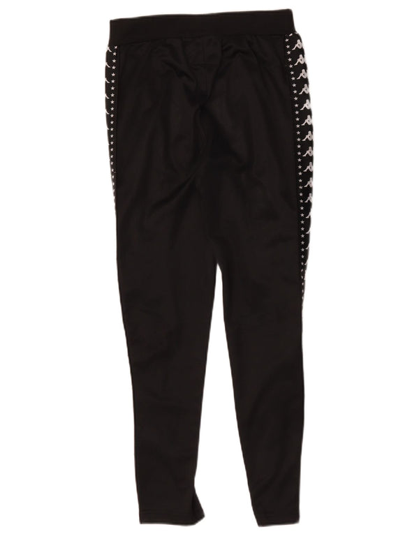 Kappa Womens Graphic Trainingshose UK 6 XS Schwarz