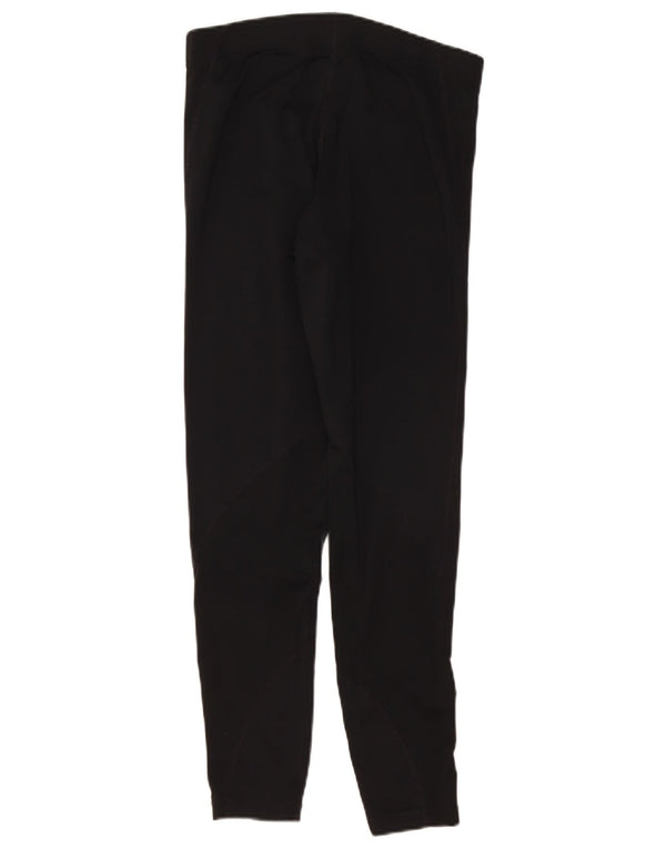 Nike Womens Graphic Leggings UK 12 Mittelschwarzes Polyester