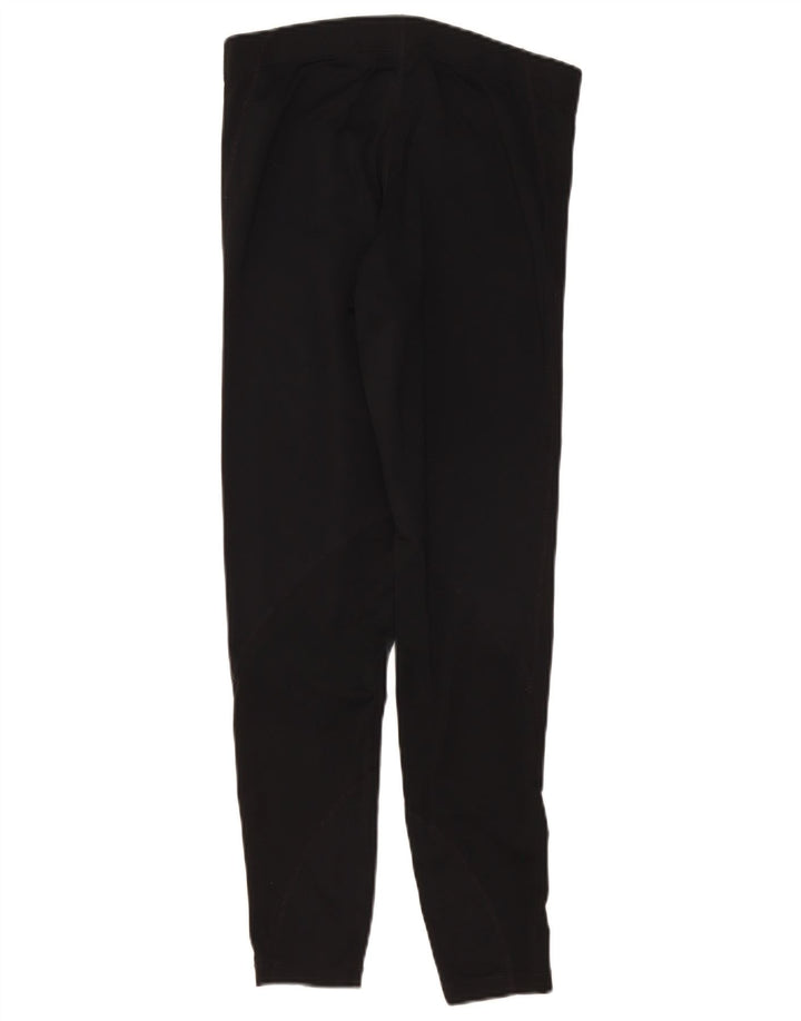 Nike Womens Graphic Leggings UK 12 Mittelschwarzes Polyester