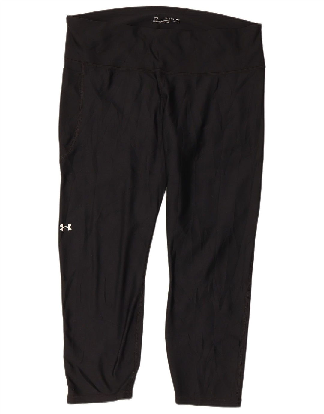 UNDER ARMOUR Damen Leggings UK 20 2XL Schwarz Polyester