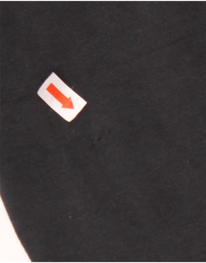 ADIDAS Damen Leggings UK 10 Small Schwarz Baumwolle