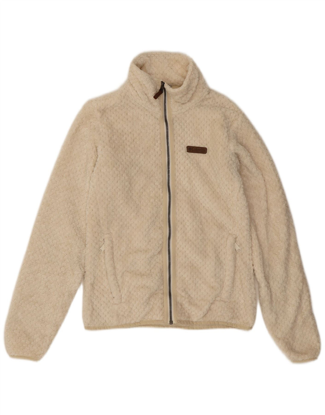 Columbia Damen Fleecejacke UK 10 Small Off White Polyester